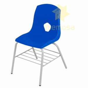 E02C07-Silla-Escolar-Clásica-con-Parrilla-Azul